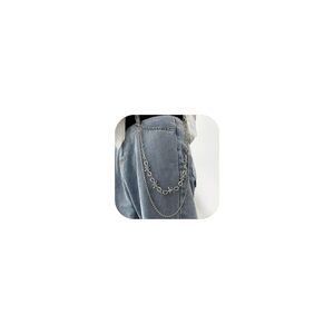3142 Jean Chain Belt For Men&women, Pocket Goth Punk